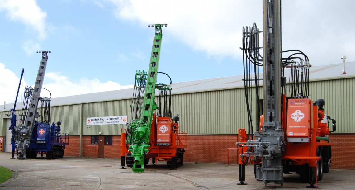 Dando 2500 Rig About Dando | UK Drilling Rig Manufacturer | Dando Drilling