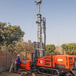 This Multitec 4000 Mk3 is carrying out site investigation and mineral exploration in Peru.